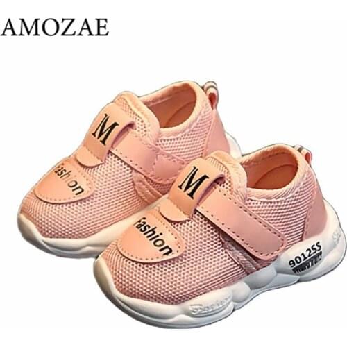 Kids Shoes 2020 Boys Girl Shoes Causal Mesh Sneakers Children Breathable Running Shoes Anti-Slip Toddler Sports Shoes