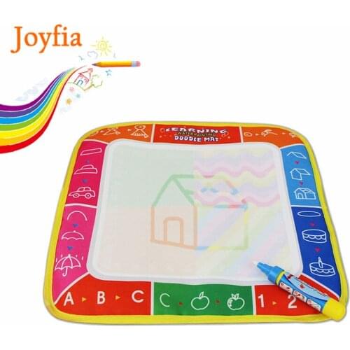 Kids Magic Water Drawing Mat With Doodle Painting Pen Water Painting Board For Children Early Education Drawing Toy 29*29cm