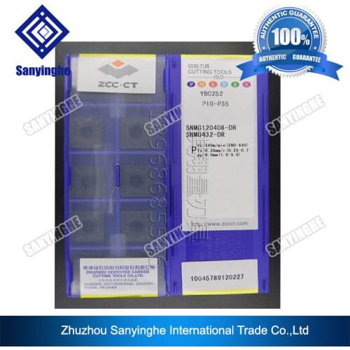 SNMG120408-DR YBC 252 CNC turning inserts threaded blade (30pcs/lots)