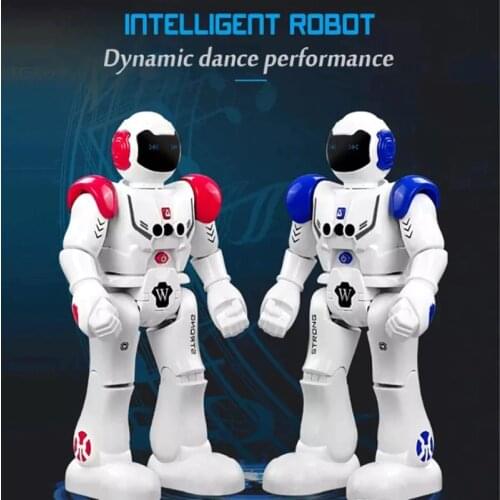 Intelligent Early Education Robot Gesture Control Battle Robots Action Figure Program Sing Dance Music Learning Toy Kid Gifts