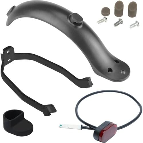 Scooter Rear Mudguard Bracket Taillight Set Electric Scooter Fender Mudguard Skateboard Fenders for Xiaomi M365 Accessories