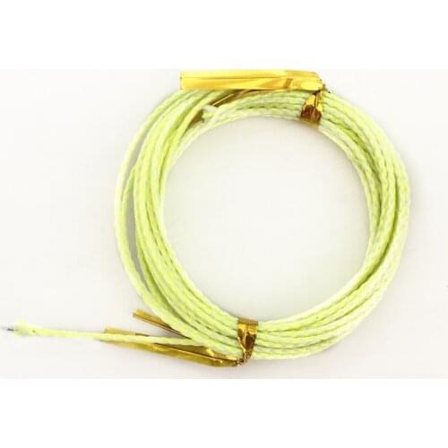 Funadaiko 90/120/150LB Luminous PE Assist Line 7*7 Stainless Steel Wire Core Rebar High Stronger 8 Strands Braided Fishing Line