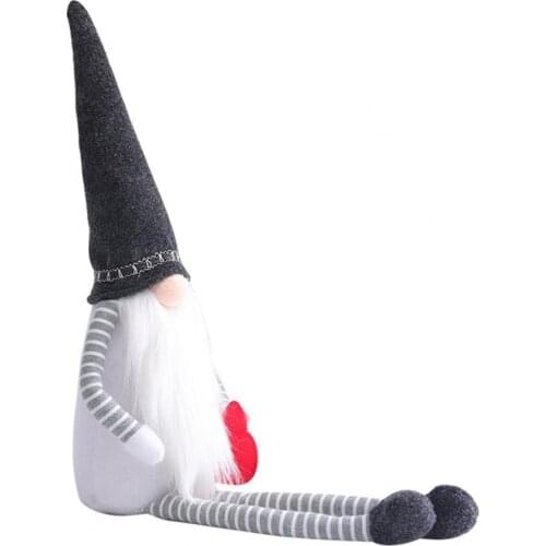 Cute Long Legs Gnome Plush Doll Ornament Home Party Decoration for Valentines Day Plush Doll Ornament Home Party Decoration for