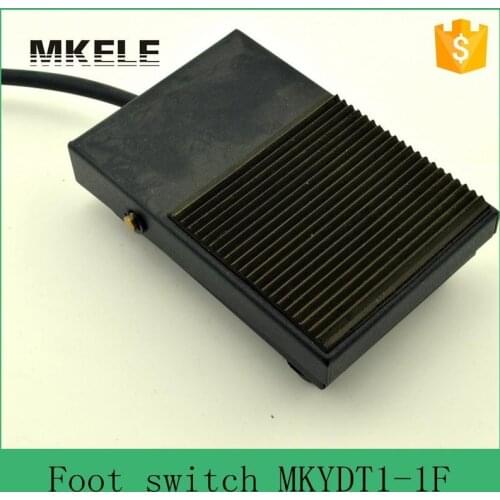 MKYDT1-1F factory Direct Price SPDT NO/NC Nonslip Rubber Metal Momentary Power Foot Switch Pedal Foot switch from china factory