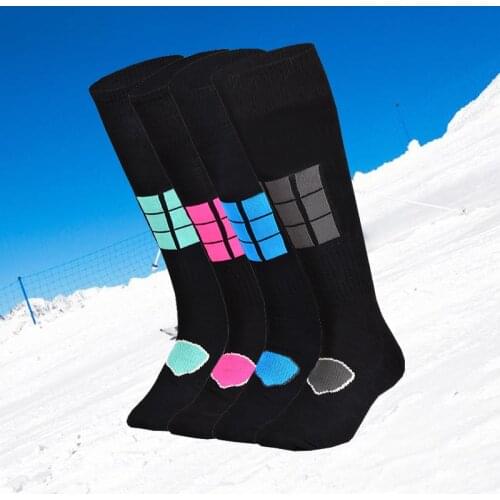 Men Women Winter Warm Ski Socks Thick Cotton Sports Snowboard Cycling Skiing Soccer Socks Leg Warmers Long Snow Towel Sock