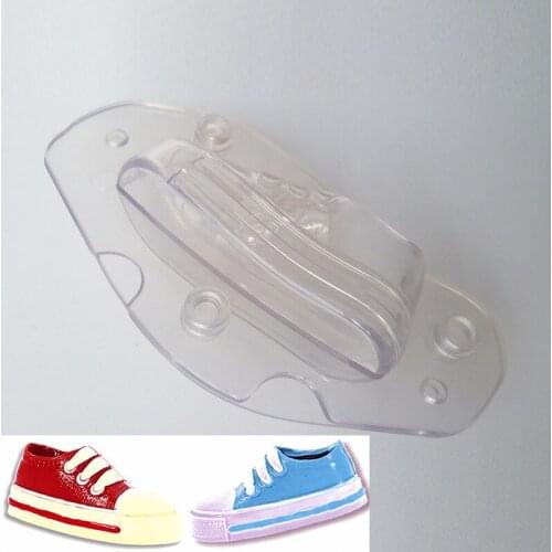 Plastic Chocolate Mold 3D Candy Cake Molds Cake Decorating Tools Children Shoes Shape Sports Shoe Cake Mould Fashion
