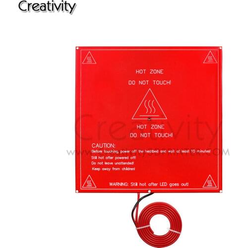 Reprap MK2B Heatbed 214*214*1.6MM MK2B Heated Bed PCB Led Thermistor For 3D Printer Like MK2A Hotbed For 3D Printer Parts Mende