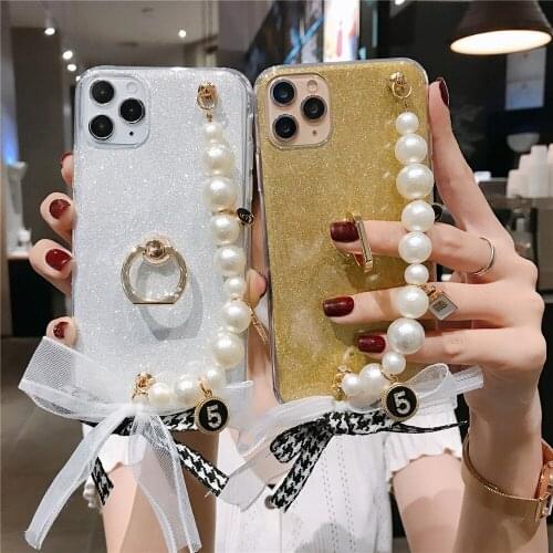 Luxury Rhinestone Olivet Phone Case For iPhone 6 6s 7 8 Plus X XR XS Max 11 Pro Max Silicone Glitter Cover For iPhone 11 Case