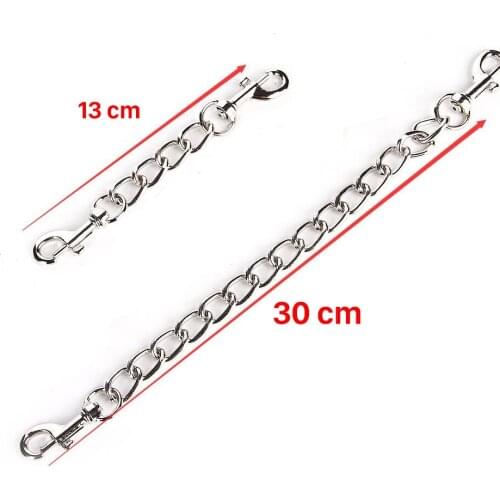 Sex Toys Erotic Accessories Double End Metal Hook Chain For Restraints Handcuffs Convenient Connection Bdsm Bondage