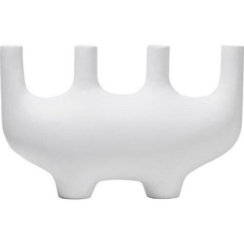 Modern Nordic Decorative Candle Holder Wedding Decor Centerpieces White Candle Holder Home Decor Accessories Candle Stand