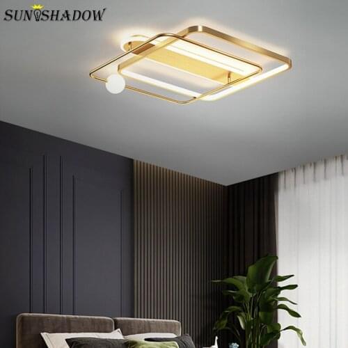 Lustre Led Ceiling Light Modern Square Big Ceiling Lamp Home Living Room Bedroom Dining Room Indoor 110v 220v Led Light Fixture