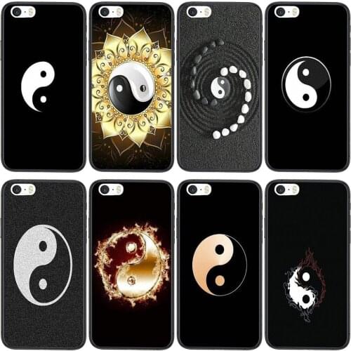 Taoist Eight Diagrams Of Yin Yang Black Cover Tpu Coque Pretty For Adults For Huawei P50 P40 P30 Lite P Smart Z 2019 2020 2021