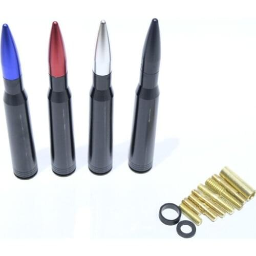 SPSLD Universal Aluminum Tip Screw-On Short Radio Antenna for Ford Car Styling Car Accessories Auto Exterior Parts