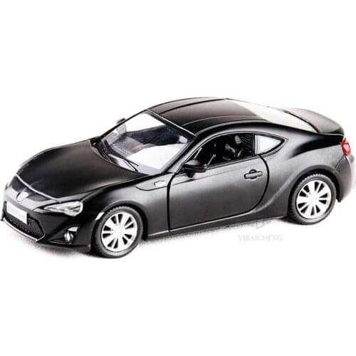 1/36 Alloy Diecast Model Car Toyota GT86 Metal Sport Car Toy Pull Back 2 Doors Static Model Collection Vehicle Toys For Boys