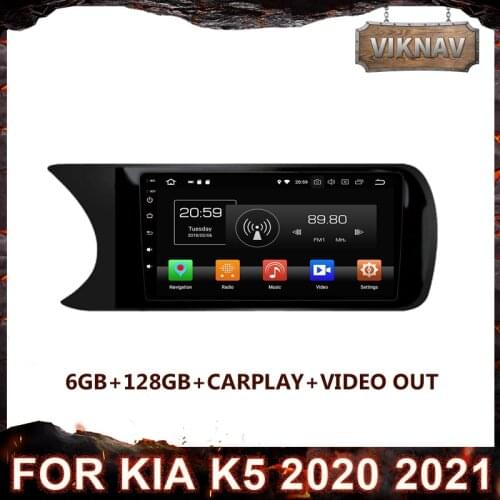 2 din Android 10.0 For KIA K5 2020 2021 Multimedia Stereo Car DVD Player Navigation GPS Radio Head Unit 10.1 inch Touch Screen