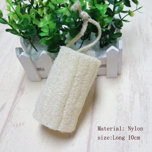 2" Natural Artifact Loofah Loofah Exfoliating Body Sponge Scrubber for Skin Care in Bath Spa Shower Kitchen Non-Stick Oil Brush
