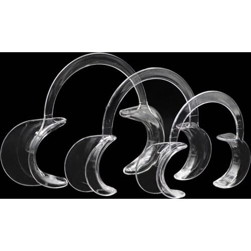 3pcs Mouth Gag Cheek Retractor Spreader Lip Oral Clean Opener Dental Intraoral Cheek Lip Retractor Mouth Opener Model C Type SML