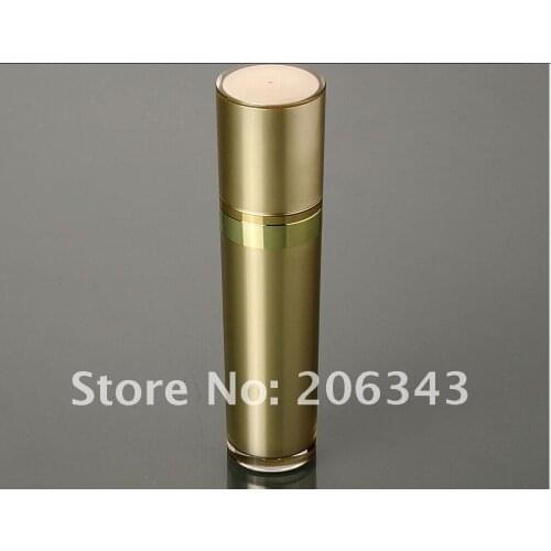 80ML Gold acrylic cone-shape pump lotion bottle,cosmetic container,press pump bottle ,Cosmetic bottle Cosmetic Packaging
