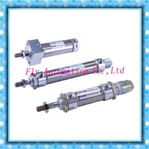 Airtac Stainless Steel Mini Cylinder MA Series Bore 16 20 25 32 40 50 63 mm