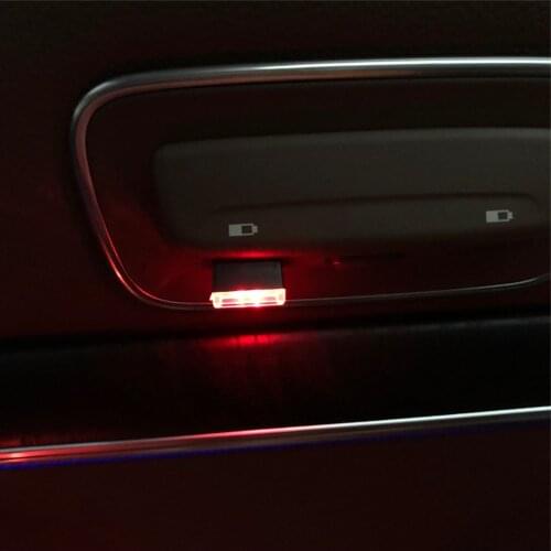 1Pc Car USB Atmosphere Lamp for Citroen DS-series C-Quatre C-Triomphe Picasso C1 C2 C3 C4 C4L C5 Xsara Cactus Elysee