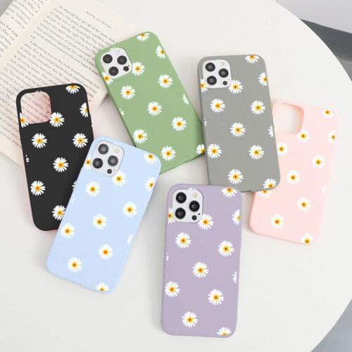 Daidy Flower TPU Case For Xiaomi Redmi Note 9 8 5 7 10 Pro S 8T 9C Mi A2 A3 9 SE 10 11 9T 10T Lite Pro Poco M3 X3 NFC Back Cover