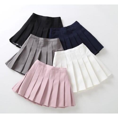 Childrens clothing girls short skirt summer 2021 all-match four seasons pleated skirt performance skirt children P4122