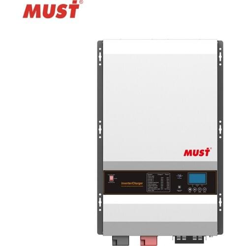 MUST PV35 Off gird Pure sine wave invert 8kw 10kw 12kw 48v hybrid solar inverter with MPPT 80A charger for solar power system