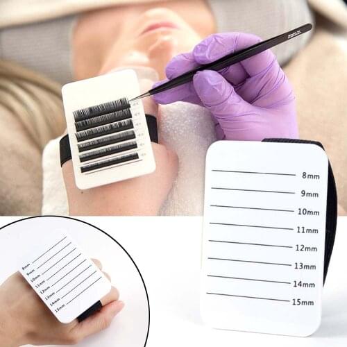 Eyelashes Lashes Display Palette Extensions Pallet & Bandage Lash Glue Pad Acrylic Eyelash Stand Holder Extension Makeup Tools