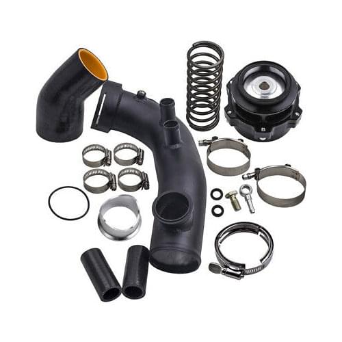 Charge Pipe Cooling Kit & 50mm V-Band Turbocharger Blow Off Valve for BMW N54