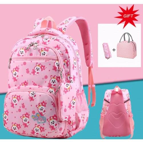 Girl Student School Bags Children Bagpack Cute Elementary Schoolbags Cartoon Backpack for Primary School Girl mochila infantil