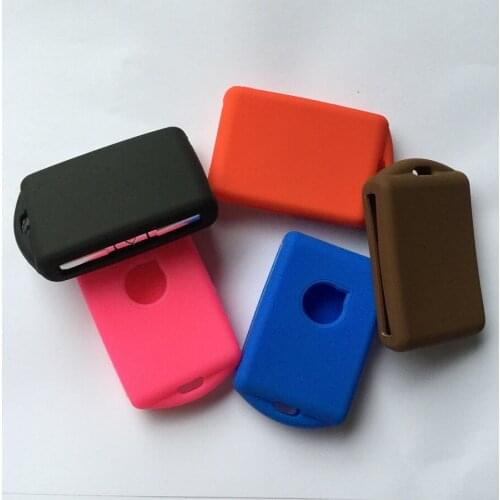 Funda Llave Silicon Smart Remote Case For Volvo 2017 2018 Smart Key S90 S80 S60 V70 V90 XC60 XC90 VX90 Card Keyless 4 Button Fob