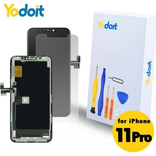 Yodoit for iPhone 11 Pro Screen Replacement OLED Display Touch For iPhone 11 Pro LCD Touch Digitizer Full Assembly+Tools