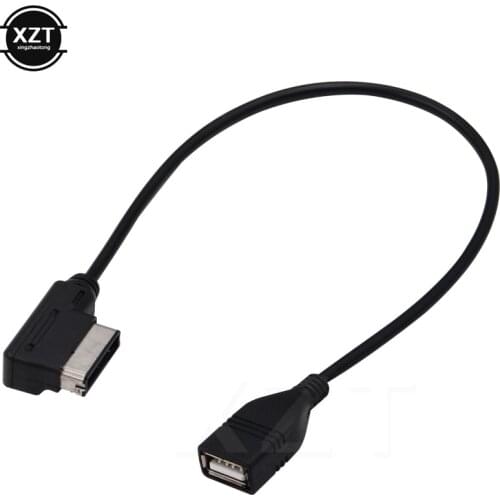 Universal USB AUX Cable Music MDI MMI AMI to USB Female Interface Audio AUX Adapter Data Wire For AUDI A3 A4 A5 A6 Q5 newest