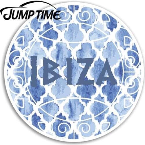 Jump Time Ibiza Vinyl Stickers Spain Cool Travel Sticker Laptop Luggage Decal Decor Window Bumper Waterproof