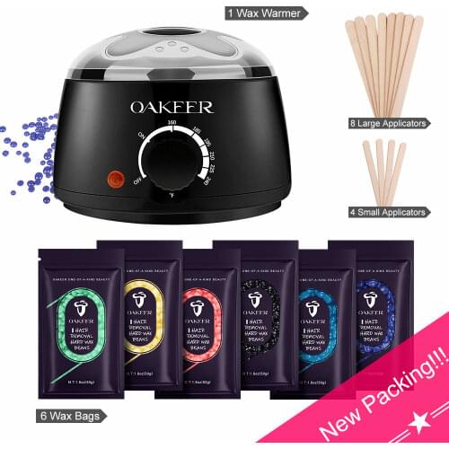 Wax Heater Professional Wax Warmer Hair Removal Kit Depilation Wax Melts Dipping Pot Depilatory Wax Beans Spa Cera Depilatoria