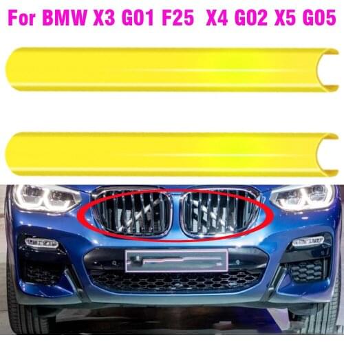Grille Insert Trims For BMW G01 X3 G02 X4 G05 X5 M-Performance Grill Stripes For 2018-2021 X Series BMW Grill Car Accessories
