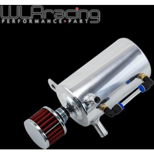 WLR RACING - NEW UNIVERSAL 0.5L BREATHER TANK&OIL CATCH CAN TANK WITH 12MM BREATHER FILTER WLR-TK10