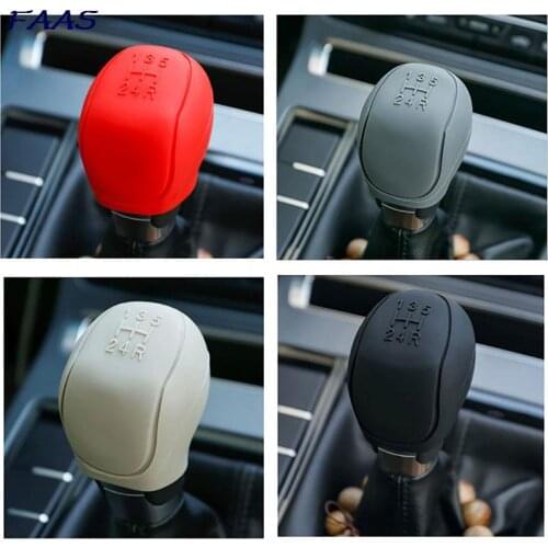 2021 New Silicone Car Gear Head Shift Knob Cover Gear Shift Non Slip Grip Handle Case