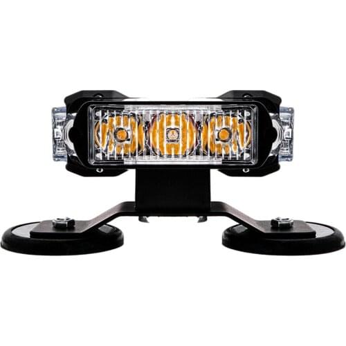 54 LED 12V Amber Vehicle Roof Top Emergency Traffic Advisor Warning Strobe Light Bar