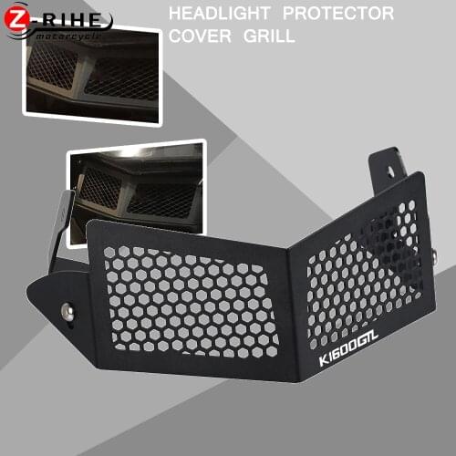 K1600 GTL K1600GTL Motorcycle Accessories FOR BMW K 1600 GTL 2017- Headlight Protector Cover Grill FOR BMW K 1600 GTL -15 2016