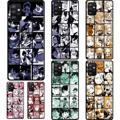 Bakugo Izuk Todoroki Collage BNHA Case For Samsung A72 A52 A42 A32 A12 A20e A21S A02S A10 A40 A50 A70 A51 A71 A31 A41 Cover