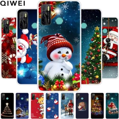 For Tecno Camon 15 Air Case Christmas NEW Year Soft TPU Phone Cases For Tecno Camon 15 Pro Camon15 Air Silicone Phone Cases capa