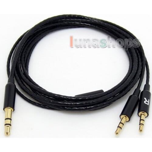 LN004637 Black 5N OFC Cable For Sol Republic Master Tracks HD V8 V10 V12 X3 Headphone