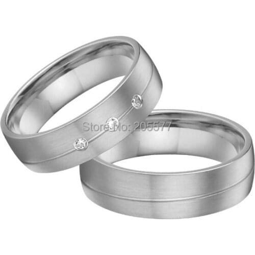 European style custom wedding bands couples ring sets health pure titanium ring