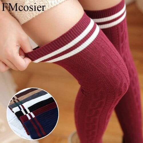 FMcosier Women's Black Stockings