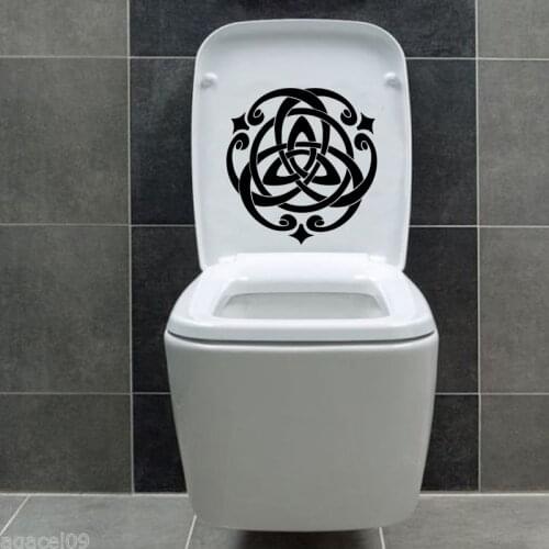 Irish Celtic Cross Symbol Fashion Wall Decals Toilet Stickers Home Decor 6WS0075
