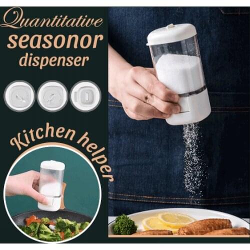 Quantitative Spice Bottle Seasoning Dispenser Metering Spice Jar Salt Cumin Powder Pepper Jar Cook BBQ Tools Kitchen Accessories