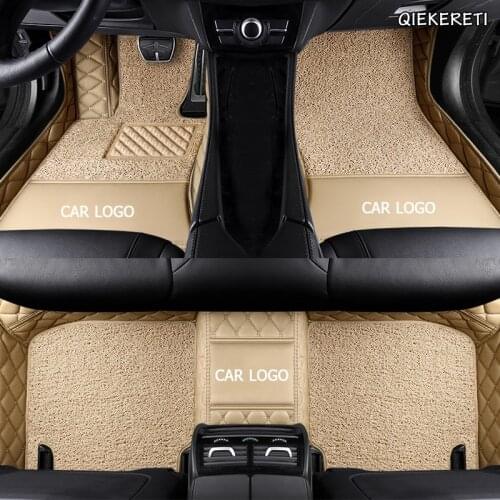 QIEKERETI Custom leather car floor mats for Hummer H2 H3 2003 2004 2005 2006 2007 2008 2006 2009 2010 foot mats