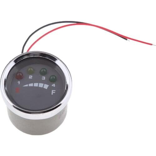 60V Motorcycle Round Analog Battery State Of Charge Indicator Meter
