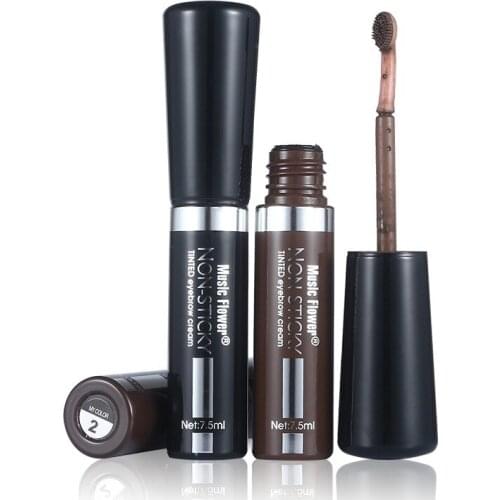 Eye Makeup Eyebrow Dye Cream Mascara Gel Make Up Waterproof Long lasting Eye Brow Pen Cosmetics With Brush